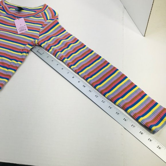 Lot of 2 Shirts Wild Fable Women's Small Long Sleeve Tee Shirts Blue Multicolor - Picture 11 of 16